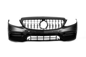 Передний бампер в сборе (дизайн AMG C63 2018-2021) для Mercedes C-сlass W205