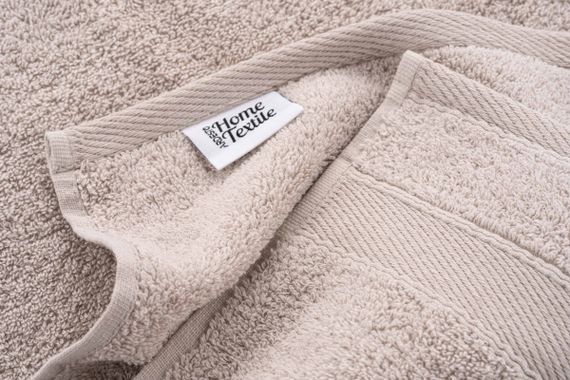 Полотенце махровое Ardesto SuperSoft ART-2250-NS 50х90 см бежевое | Зображення 4
