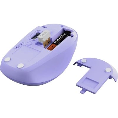 Мышка Trust Yvi+ Multi-Device Wireless/Bluetooth Purple (25583) | Зображення 3