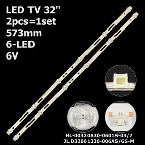 LED підсвітка TV 32" HL-00320A30-0601S-03/07 CX32D06-ZC22AG-05 JL.D32061330-006AS-M/006GS-M 2шт.