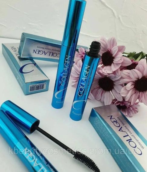 ТУШ ДЛЯ ВІЙ ВОДОСТІЙКА З КОЛАГЕНОМ ENOUGH COLLAGEN WATERPROOF VOLUME MASCARA | Зображення 1