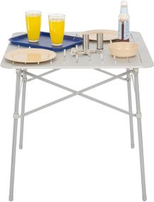 Стіл розкладний кемпінговий зі сталевого каркасу до 30 кг Highlander Aluminium Slat Folding Table Small