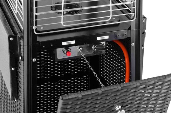 Газовий обігрівач Pyramid Black Rattan GRILLI 777418 Код: 012836 | Зображення 9