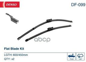 Комплект склоочисників DENSO DF-108 Flat Blade Kit 650/450 мм