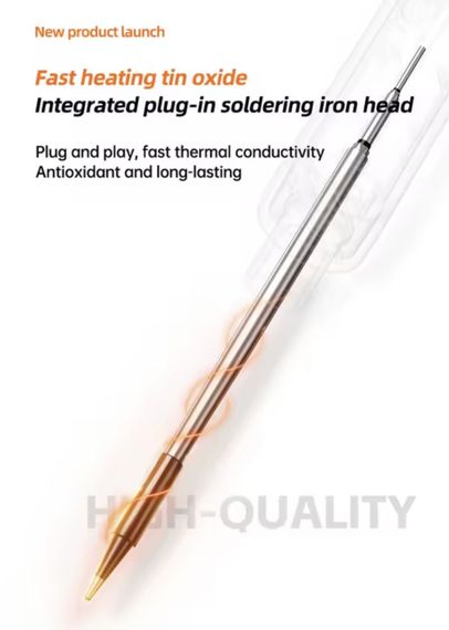 Портативний USB/бездротовий паяльний набір з регульованою температурою. Синій | Зображення 7