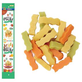 Ласощі для собак DoggyMan Wave Shaped Cheese Snack Mixed Flavor 80 гр