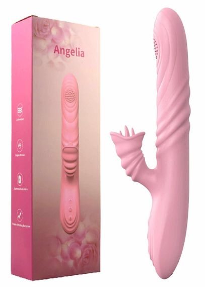 Вибратор - Angelia, USB 3 Functions Of Thrusting, 20 Vibrations Flesh Sex Aura | Зображення 9