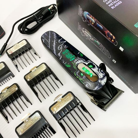 Перукарські машинки професійні VGR, Машинка для стрижки на акумуляторі, Тример з регульованою довжиною RV-87 | Зображення 6