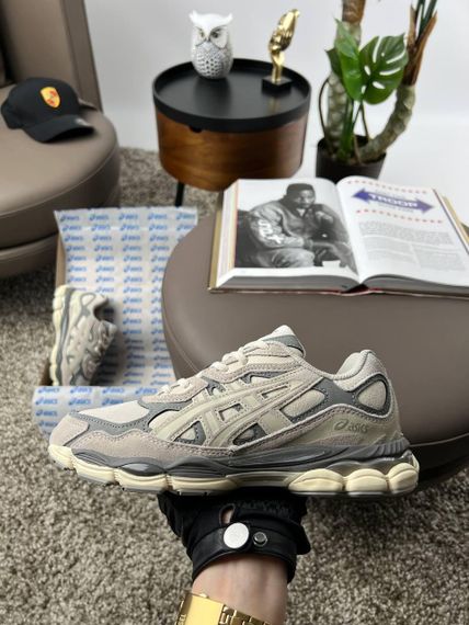 Чоловічі кросівки ASICS Gel-NYC Beige Grey весна / осінь A3497 44 28 | Зображення 8