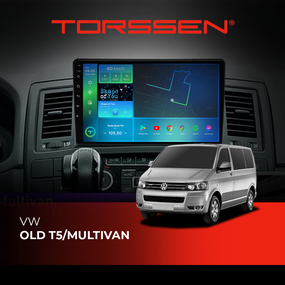 Штатна магнітола Torssen VW Old T5/Multivan F108256 4G Carplay DSP
