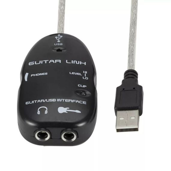 Гитарный переходник USB для подключения электрогитары наушников и ноутбука | Зображення 2