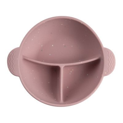 Тарелка детская Canpol babies DOTS силиконовая на присоске с секциями (51/403_pin) | Зображення 6