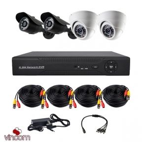 Комплект AHD видеонаблюдения CoVi Security AHD-22WD KIT