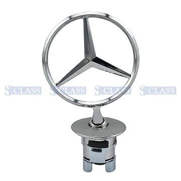 Эмблема на капот Mercedes Benz W204 07-14/ W211 02-09/ W212 09-16/ W221 05-13/ W222 13-20, Wender Parts, M 221 880 0086,