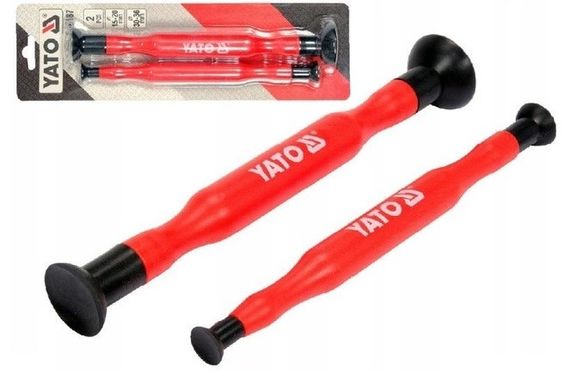 Набір притирачі клапанів ручні 15, 20, 30, 36 мм 2 штуки YATO YT-06187