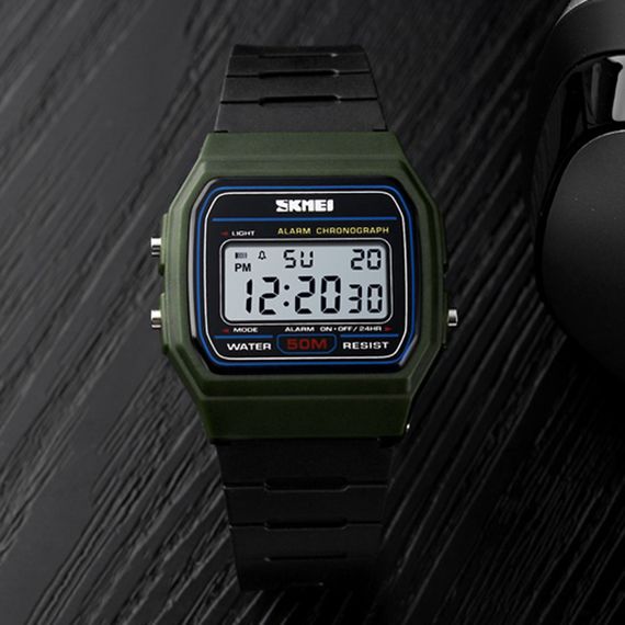 Наручний годинник Skmei 1412AG Army Green | Зображення 3