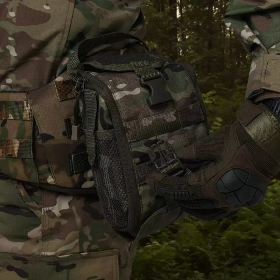 Підсумок аптечка Ukrarmor PRO Мультикам, тактична аптечка IFAK Cordura 1000 MOLLE, укрармор ЗСУ, військових | Зображення 3