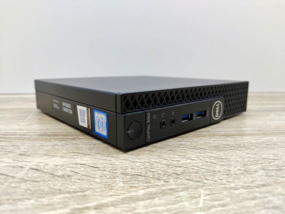 Неттоп Dell OptiPlex 3060 Micro USFF / Intel Core i5-8500T (6 ядер по 2.1 - 3.5 GHz) / 8 GB DDR4 / 240 GB SSD / Intel UHD Graphics 630 / Блок питания б/у | Зображення 4