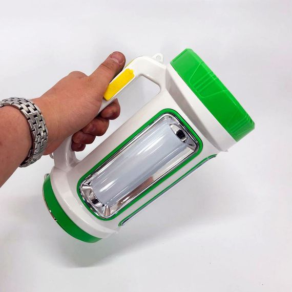 Ліхтар переносний кемпінг 6088-LED+COB із функцією PowerBank. ZE-336 Колір зелений | Зображення 4