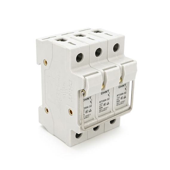 Корпус под плавкий предохранитель CHINT-RT28-32 (RO15) 3Р