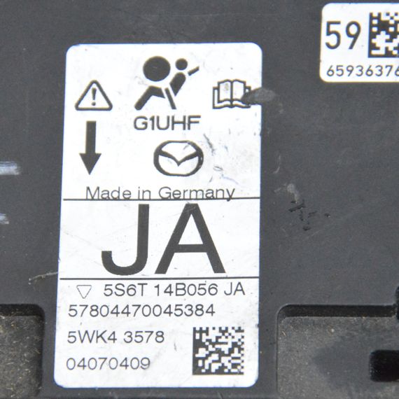 Блок керування подушкою безпеки Ford Fusion 2002-2012 Модуль подушки аірбаг Форд Фьюжн 5S6T14B056JA | Зображення 1