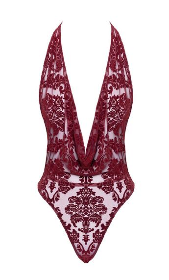 Боди Noir Handmade F386 Kink Royal cascade bodysuit XS Sex Aura | Зображення 6