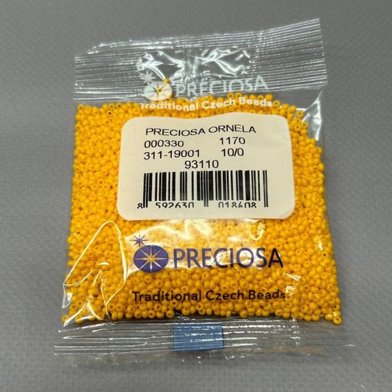 Бісер чеський Preciosa 10/0, колір 93110 - 50 г | Зображення 1