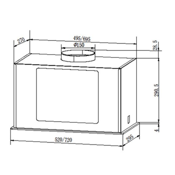 Витяжка Grunhelm GVB 430 TB | Зображення 6