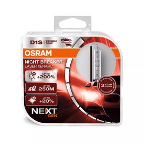 Лампа D1S 35W PK32D-2 OSRAM XENARC NIGHT BREAKER LASER NEXT GEN +220% 66140XNN-FS