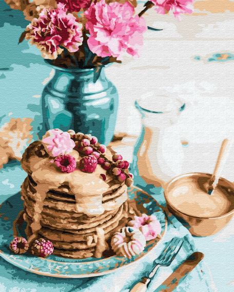 Картина за номерами. Brushme "Панкейки на сніданок" GX34848