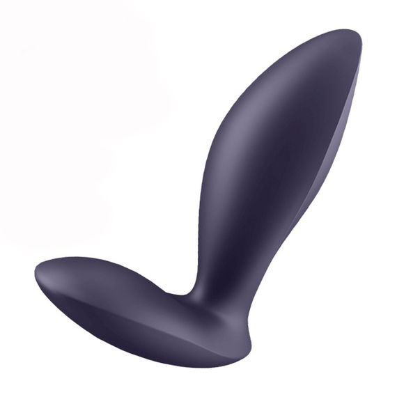 Невеликий анальний смарт-стимулятор Satisfyer Power Plug з вібрацією, фіолетовий Sex Aura | Зображення 1