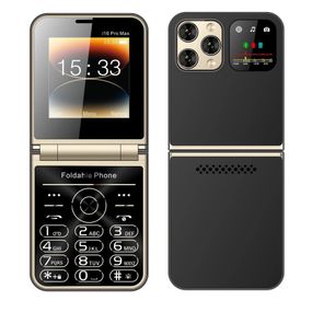 Кнопочный мобильный телефон раскладушка AIEK I16 Max на 4 сим карты Black