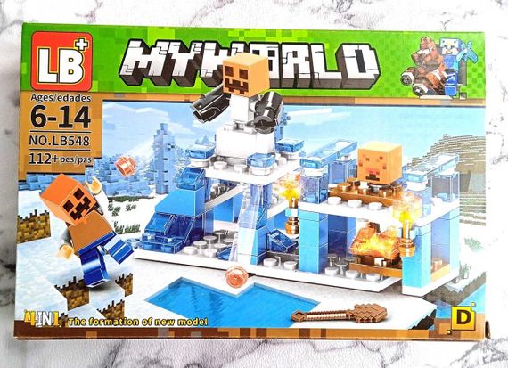 Конструктор Майнкрафт MY WORLD MINECRAFT LB548 110-112 деталей,