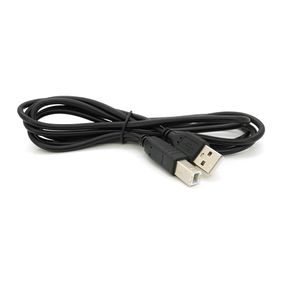 Кабель USB 2.0 AM/BM, 1.5m, чорний, Пакет