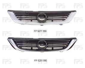 Решетка радиатора Opel Vectra B '95-02 (FPS) черная/грунт 6320031