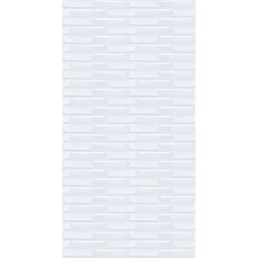 Самоклеюча 3D панель 3080x700x5мм Біла Кладка SW-00001759