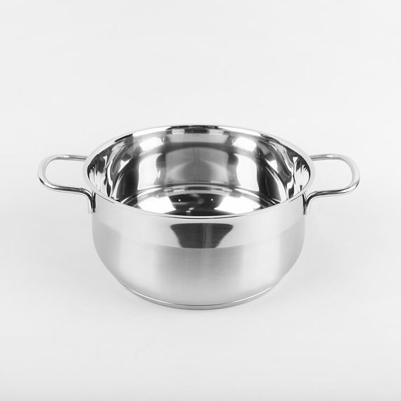 Каструля Maestro MR-3508-24, 5.5 л, 24 см, з нержавіючої сталі з кришкою, для всіх типів плит | Зображення 2