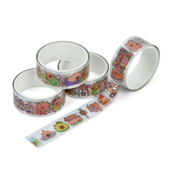 Детский набор наклеек "Капибара" YG0227, 60 штук