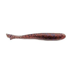 Силиконовая приманка, Съедобный силикон Bait Breath U30 Fish Tail 2" (10шт.) (145 Cinnamon/Black・Blue Flake)