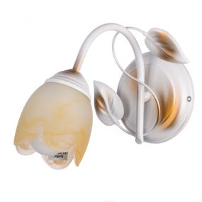 Бра настенное накладное флористика BKL-472W/1 E14 WH