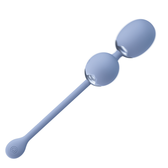 Вагінальні віброкульки - Pretty Love Willie Vibrating Kegel Balls Light Blue | Зображення 4