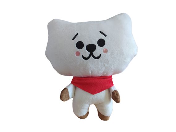 Плюшевая мягкая корейская игрушка альпака RJ Эрджей BT21 группы BTS талисман K-POP джин 35 см 00238 | Зображення 1