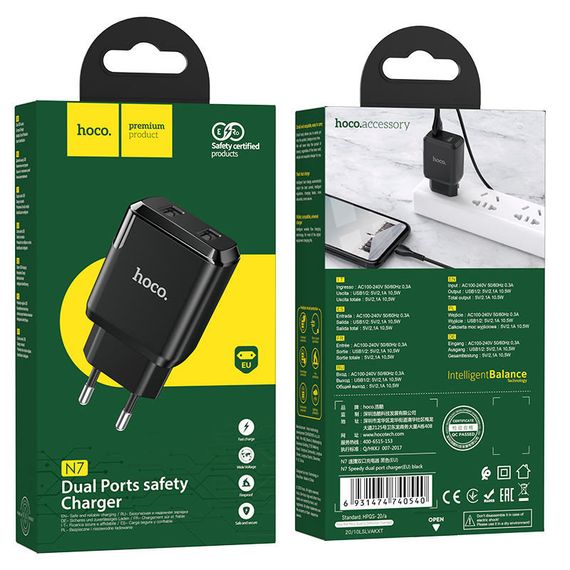 СЗУ HOCO N7 (2USB/2,1A) | Зображення 3
