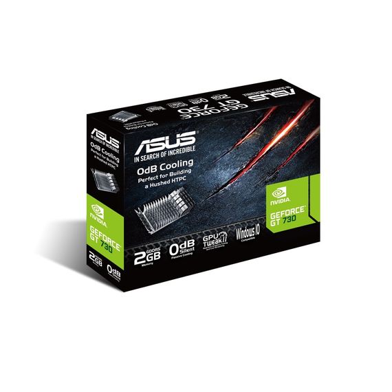 Видеокарта ASUS GeForce GT 730 2GB GDDR5 Silent loe GT730-SL-2GD5-BRK 90YV06N2-M0NA00 | Зображення 4