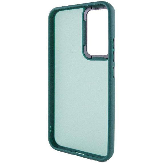 Чохол TPU+PC Lyon Frosted для Samsung Galaxy S25 Ultra Green | Зображення 2