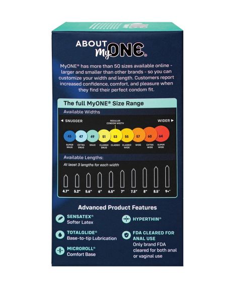 Презервативи MyONE Snug Розмір 49Д, 10 шт Sex Aura | Зображення 3