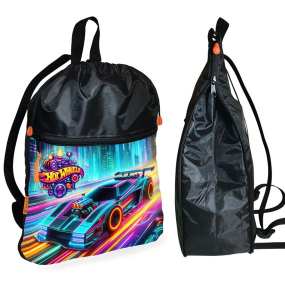 Рюкзак-мішок для школи Хот Вілс «Hot Wheels» дитяча сумка для взуття та спортивного одягу (01492)