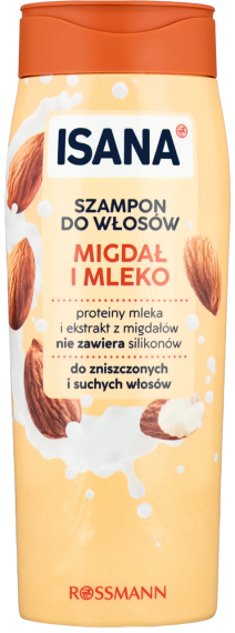 ISANA Шампунь з мигдалем та молоком 300 мл