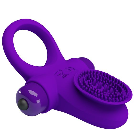 Ерекційне кільце - Pretty Love Vibrant Penis Ring II Purple | Зображення 6