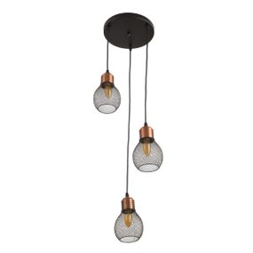 Люстра подвесная лофт E14 40W BK (BL-973S/3)